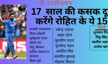 T20 WC 2024: टी20 विश्व कप के लिए भारतीय टीम का एलान, रिंकू बाहर, पंत के साथ सैमसन होंगे दूसरे विकेटकीपर