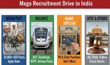 Govt Jobs 2026: सरकारी नौकरी का महाकुंभ! रेलवे, डाक विभाग और बैंकों सहित इन विभागों में 70,000+ पदों पर निकली भर्ती, जल्द करें आवेदन
