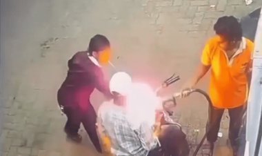 Raipur Petrol Pump Shock: Man Ignites Fuel Nozzle After Smoking Row