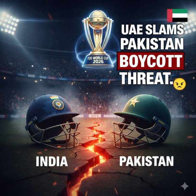 भारत-पाक महामुकाबले पर छिड़ा विवाद: UAE ने पाकिस्तान के 'बहिष्कार' रुख की कड़ी आलोचना की, वर्ल्ड कप 2026 से पहले बढ़ी तनातनी