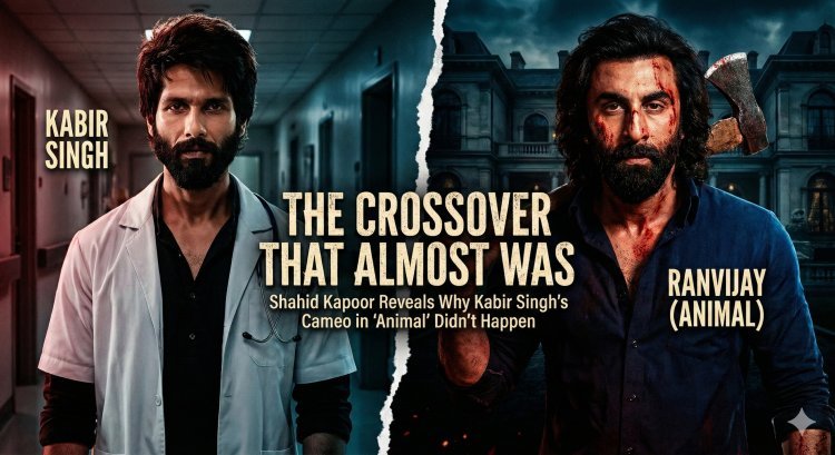 शाहिद कपूर का बड़ा खुलासा: 'एनिमल' में होने वाली थी 'कबीर सिंह' की एंट्री, बताया क्यों अधूरा रह गया फैंस का सपना