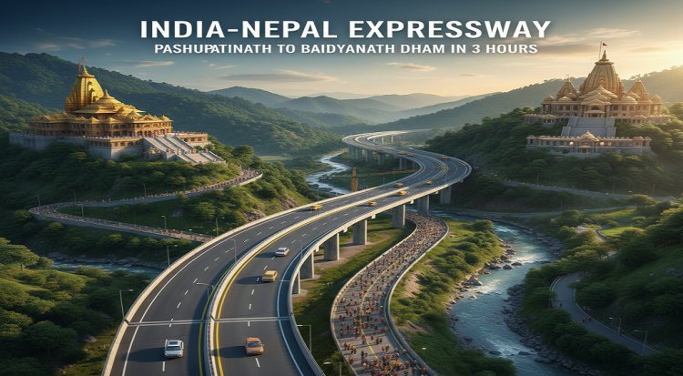 भारत-नेपाल एक्सप्रेसवे का बड़ा एलान: अब पशुपतिनाथ से बैद्यनाथ धाम पहुँचें सिर्फ 3 घंटे में, जानें पूरा रूट