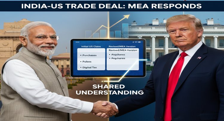 India-US Trade Deal: MEA Responds to White House Fact Sheet Revisions, Cites "Shared Understanding"