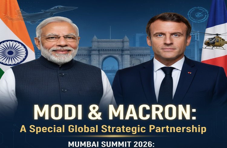 PM Modi & Macron Mumbai Meet: "Special Strategic Partnership" & Rafale Deal