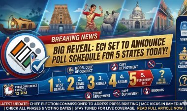 Big Reveal: Election Commission Set to Announce Poll Schedule for 5 States Today!