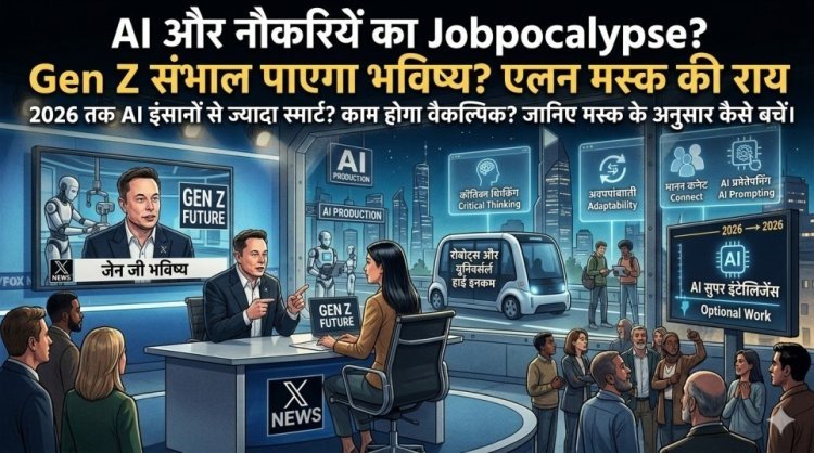 AI और नौकरियों का 'Jobpocalypse'? एलन मस्क ने बताया क्या Gen Z संभाल पाएगा भविष्य की चुनौतियां