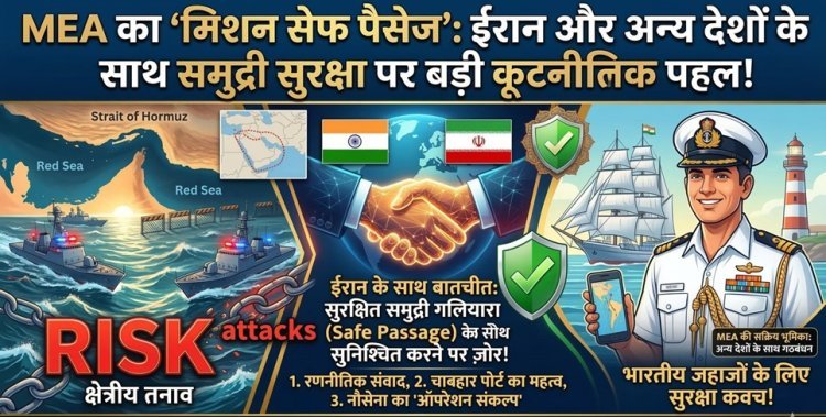 लाल सागर में तनाव: ईरान के साथ भारत की 'सीक्रेट' कूटनीति, समुद्री रास्तों को सुरक्षित बनाने के लिए MEA का बड़ा प्लान