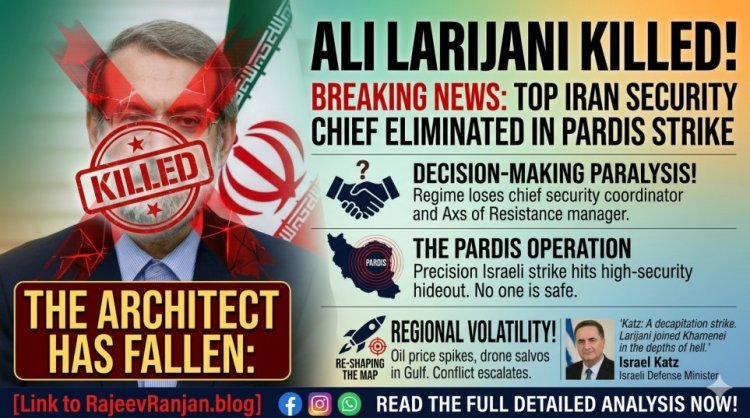 The Fall of the Architect: Ali Larijani Killed in Strategic Tehran Airstrike