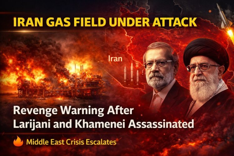 ईरान का महाविनाश? गैस फील्ड पर हमला और खामेनेई के करीबी लारीजानी की 'हत्या' ने बदला मिडिल ईस्ट का नक्शा!