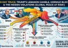 The 10-Day Truce: Trump’s Lebanon Gamble, the Hormuz Blockade, and the Hidden Violations Threatening Global Peace