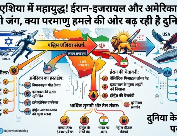 पश्चिम एशिया में महायुद्ध! ईरान-इजरायल और अमेरिका के बीच छिड़ी जंग, क्या परमाणु हमले की ओर बढ़ रही है दुनिया?