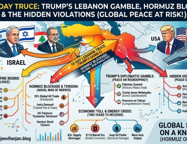 The 10-Day Truce: Trump’s Lebanon Gamble, the Hormuz Blockade, and the Hidden Violations Threatening Global Peace