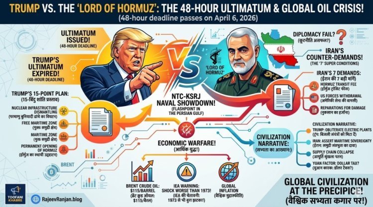 Trump vs. the ‘Lord of Hormuz’: The 48-Hour Ultimatum, $115 Oil, and the Battle for Global Civilization