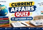 Current Affairs Quiz - September 2026