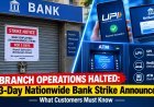 Nationwide Bank Strike: Services to be Hit for 3 Days — Check Dates, Demands & Impact