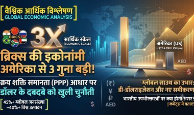 ब्रिक्स की इकोनॉमी अमेरिका से 3 गुना बड़ी! जानिए डॉलर के दबदबे को चुनौती देते इस नए आर्थिक समीकरण का पूरा सच