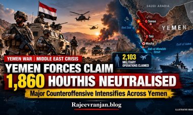 Yemen Government Forces Claim 1,860 Houthis Neutralised in Major Counteroffensive
