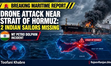Drone Attack Near Strait of Hormuz: 2 Indian Seafarers Missing, India Issues Strong Condemnation