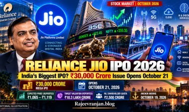 Reliance Jio IPO 2026: October 21 Opening, Price Band, GMP, ₹30,000 Crore Issue