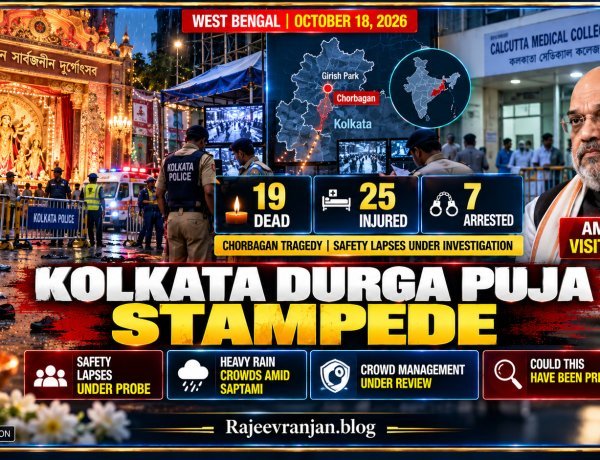 Kolkata Durga Puja Stampede: 19 Dead, 7 Arrested; Amit Shah Visits Injured