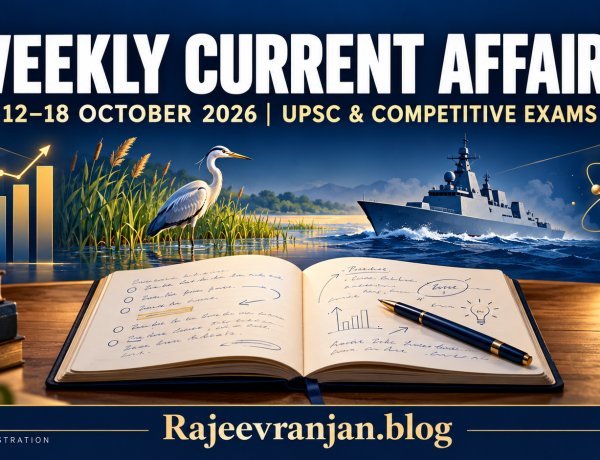 Weekly Current Affairs 12–18 October 2026 | UPSC & SSC
