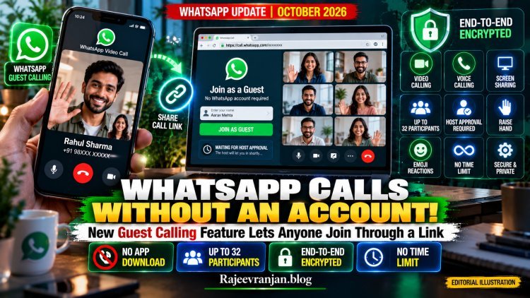 WhatsApp Guest Calling: Join Calls Without Account or App, Here's How