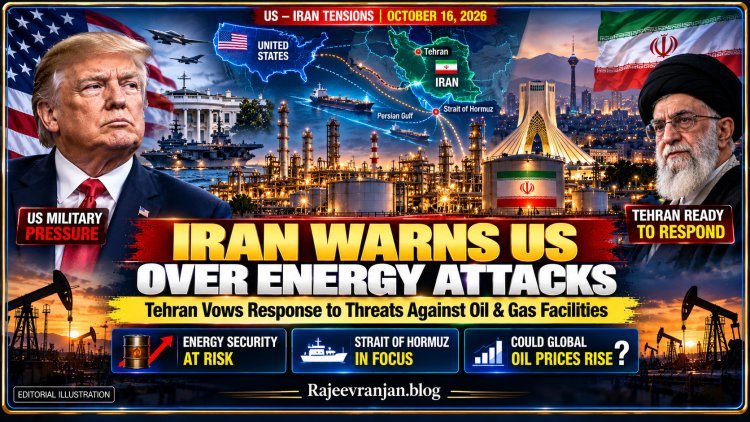 Iran Warns US Over Energy Plant Attacks, Vows Retaliation as Middle East Tensions Rise